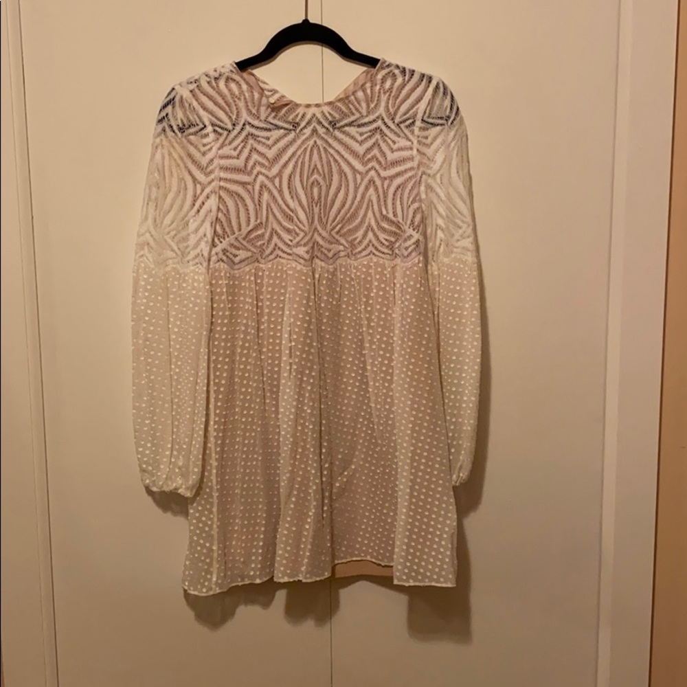 White mini dress